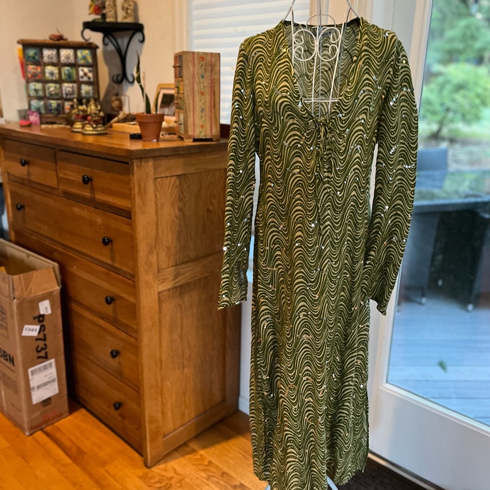 MIDI sequin dress